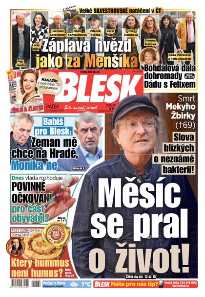 E-magazín Blesk - 12.11.2021 - CZECH NEWS CENTER a. s.