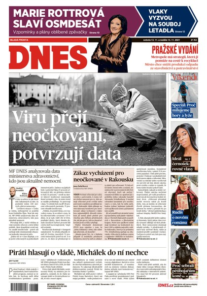 E-magazín MF DNES - 13.11.2021 - MAFRA, a.s.