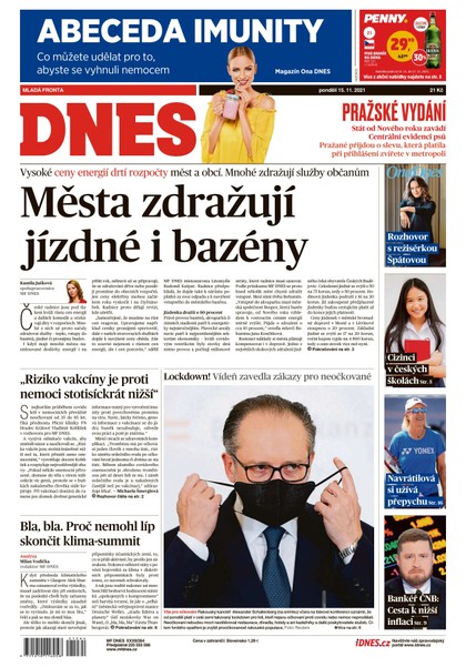 E-magazín MF DNES - 15.11.2021 - MAFRA, a.s.