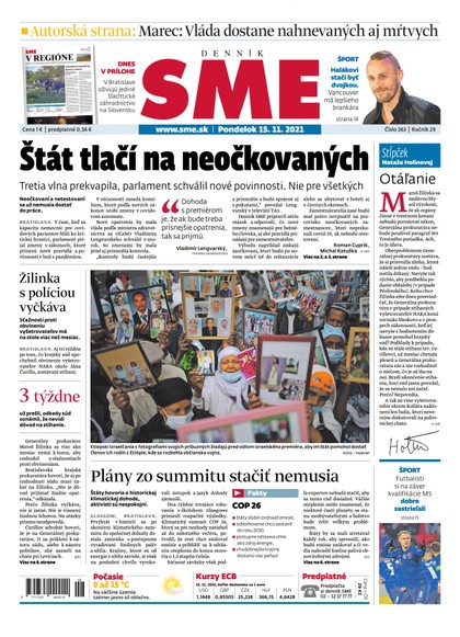 E-magazín SME 15-11-2021 - Petit Press, a.s. 