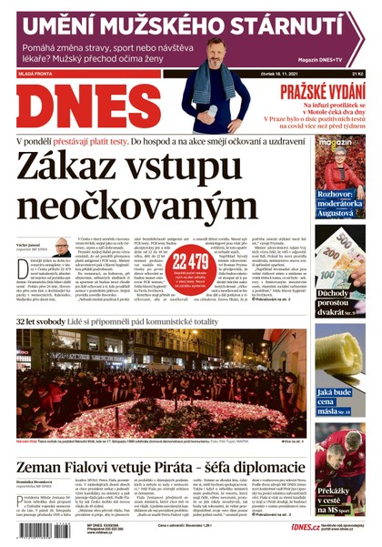 E-magazín MF DNES - 18.11.2021 - MAFRA, a.s.