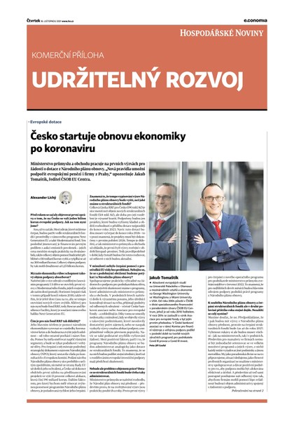 E-magazín HN 222 - 18.11.2021 Udržitelný rozvoj - Economia, a.s.
