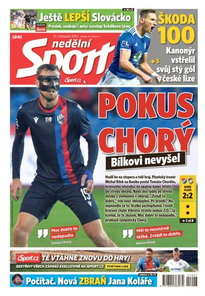 E-magazín Nedělní Sport - 21.11.2021 - CZECH NEWS CENTER a. s.