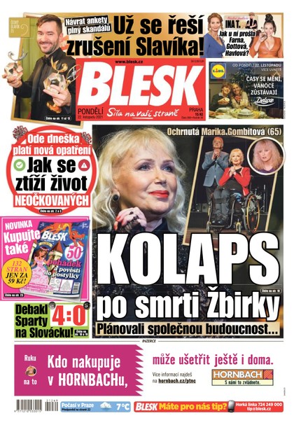 E-magazín Blesk - 22.11.2021 - CZECH NEWS CENTER a. s.