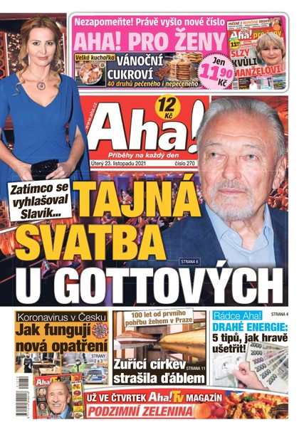 E-magazín AHA! - 23.11.2021 - CZECH NEWS CENTER a. s.