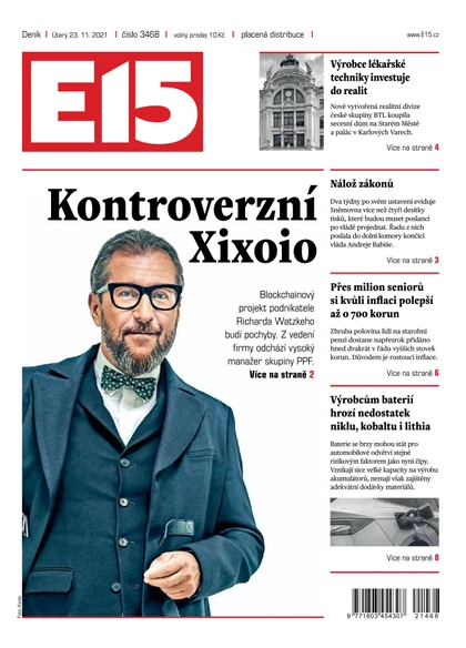E-magazín E15 - 23.11.2021 - CZECH NEWS CENTER a. s.