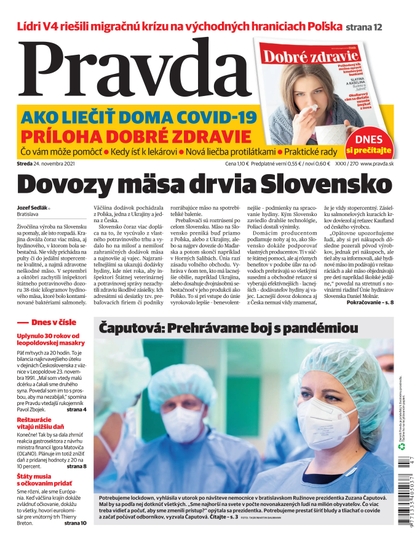 E-magazín Denník Pravda 24. 11. 2021 - OUR MEDIA SR a. s.