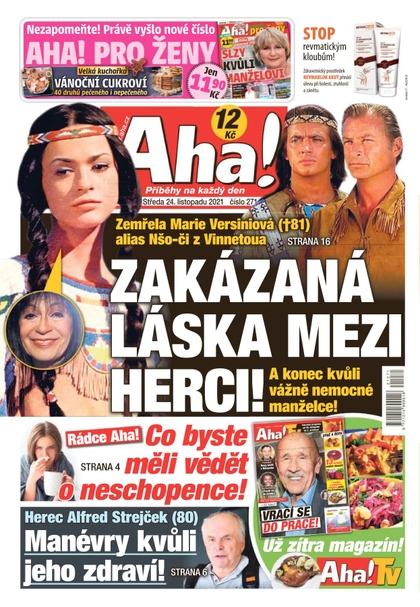 E-magazín AHA! - 24.11.2021 - CZECH NEWS CENTER a. s.