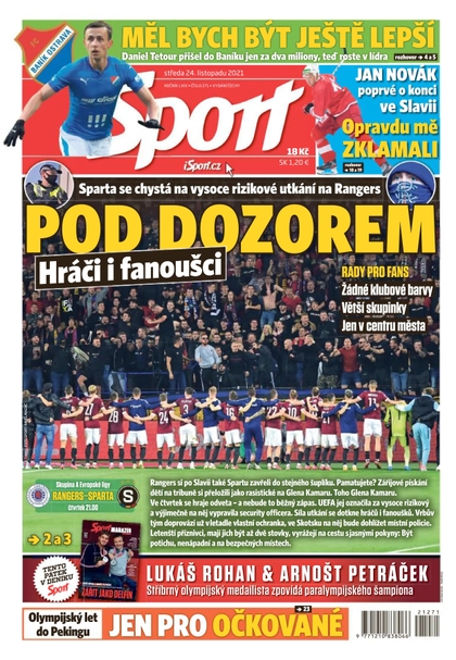 E-magazín Sport - 24.11.2021 - CZECH NEWS CENTER a. s.