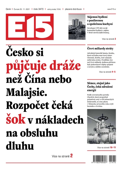 E-magazín E15 - 25.11.2021 - CZECH NEWS CENTER a. s.