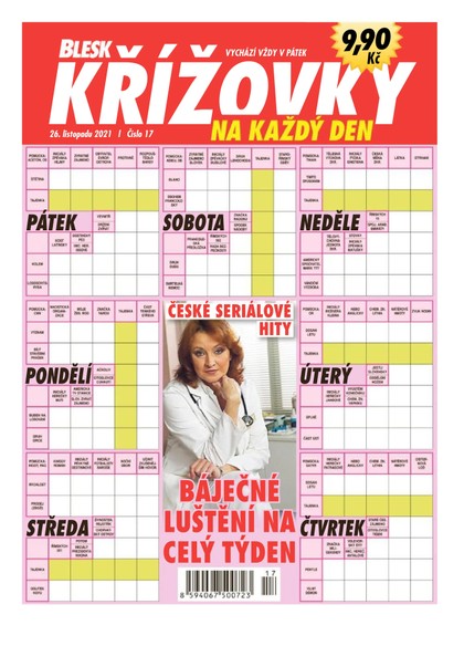 E-magazín Blesk Křížovky na každý den - 17/2021 - CZECH NEWS CENTER a. s.