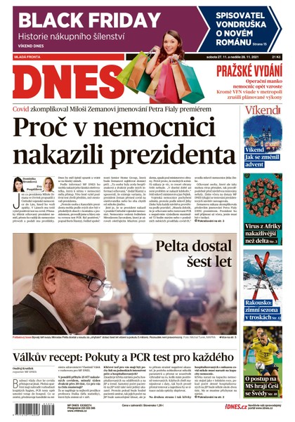 E-magazín MF DNES - 27.11.2021 - MAFRA, a.s.