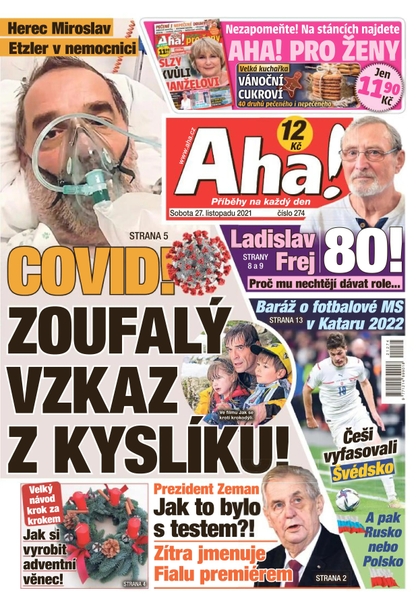 E-magazín AHA! - 27.11.2021 - CZECH NEWS CENTER a. s.