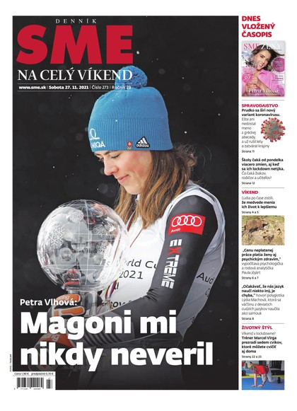 E-magazín SME 27-11-2021 - Petit Press, a.s. 