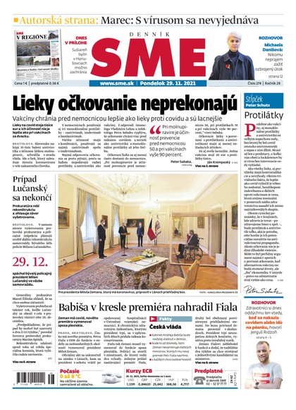 E-magazín SME 29-11-2021 - Petit Press, a.s. 