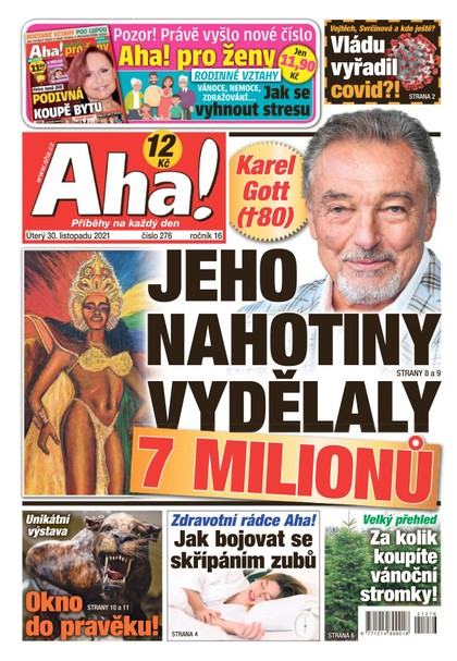 E-magazín AHA! - 30.11.2021 - CZECH NEWS CENTER a. s.