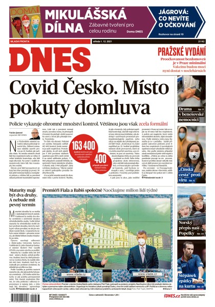 E-magazín MF DNES - 1.12.2021 - MAFRA, a.s.