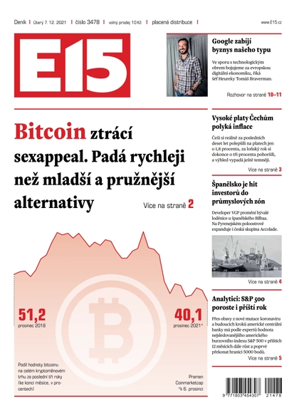 E-magazín E15 - 7.12.2021 - CZECH NEWS CENTER a. s.