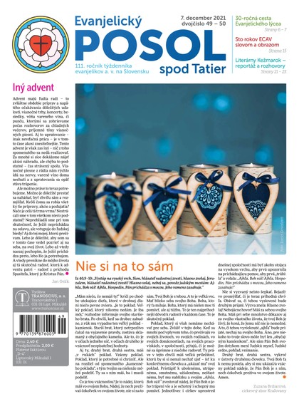 E-magazín Evanjelický POSOL spod Tatier 49-50-2021 - TRANOSCIUS a.s.