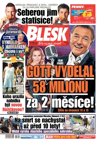 E-magazín Blesk - 8.12.2021 - CZECH NEWS CENTER a. s.