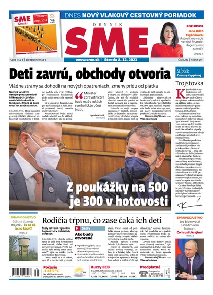 E-magazín SME 8-12-2021 - Petit Press, a.s. 