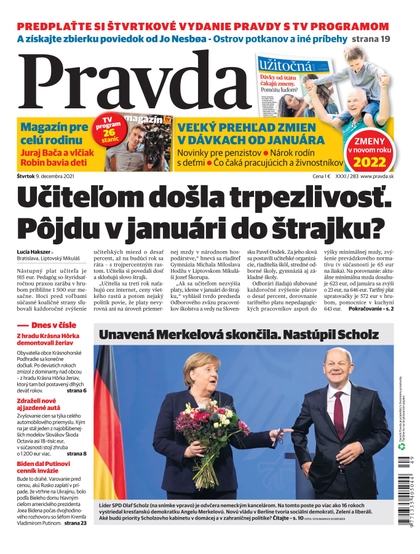 E-magazín Denník Pravda 9. 12. 2021 - OUR MEDIA SR a. s.