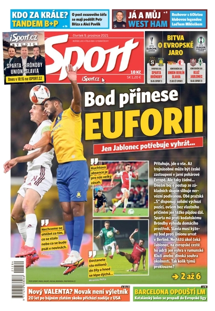 E-magazín Sport - 9.12.2021 - CZECH NEWS CENTER a. s.