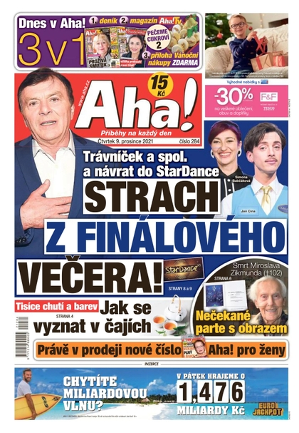 E-magazín AHA! - 9.12.2021 - CZECH NEWS CENTER a. s.