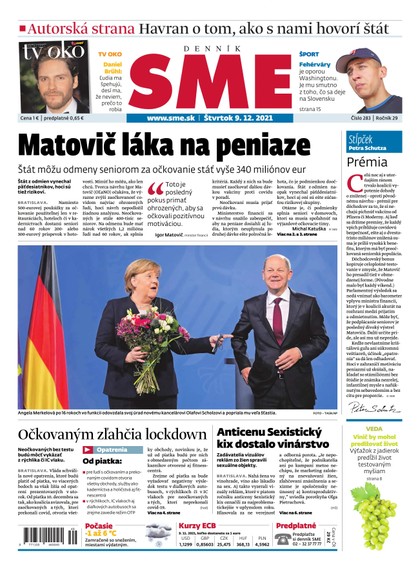 E-magazín SME 9-12-2021 - Petit Press, a.s. 