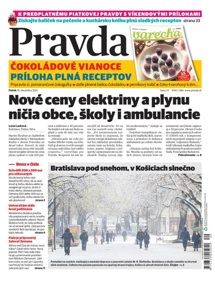 E-magazín Dennik Pravda 10. 12. 2021 - OUR MEDIA SR a. s.