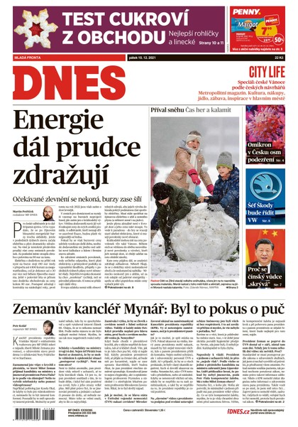 E-magazín MF DNES - 10.12.2021 - MAFRA, a.s.