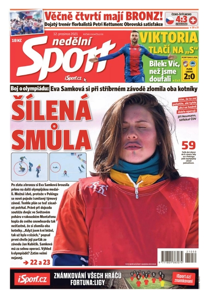 E-magazín Nedělní Sport - 12.12.2021 - CZECH NEWS CENTER a. s.