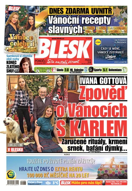 E-magazín Blesk - 13.12.2021 - CZECH NEWS CENTER a. s.