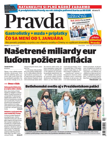 E-magazín Denník Pravda 14. 12. 2021 - OUR MEDIA SR a. s.