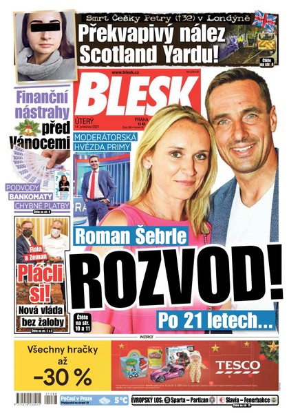 E-magazín Blesk - 14.12.2021 - CZECH NEWS CENTER a. s.