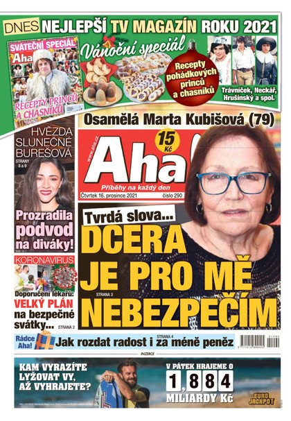 E-magazín AHA! - 16.12.2021 - CZECH NEWS CENTER a. s.