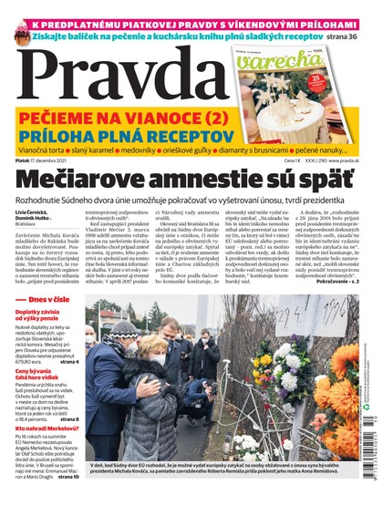E-magazín Dennik Pravda 17. 12. 2021 - OUR MEDIA SR a. s.