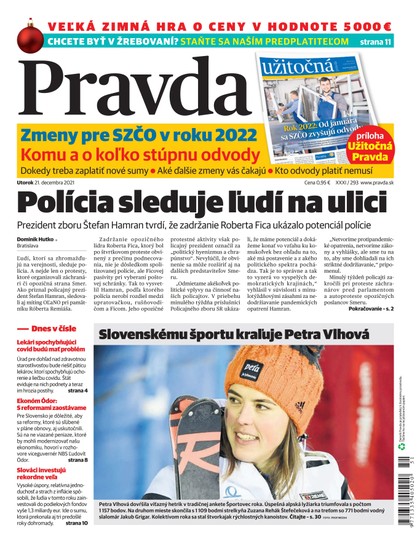 E-magazín Denník Pravda 21. 12. 2021 - OUR MEDIA SR a. s.