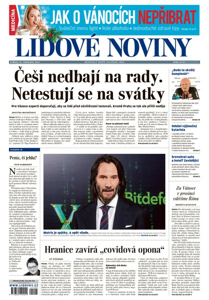 E-magazín LN - 22.12.2021 - MAFRA, a.s.