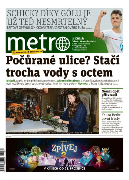 E-magazín METRO - 22.12.2021 - MAFRA, a.s.