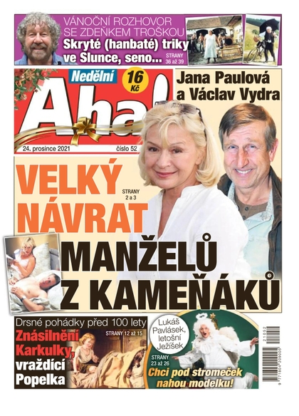 E-magazín Nedělní AHA! - 26.12.2021 - CZECH NEWS CENTER a. s.