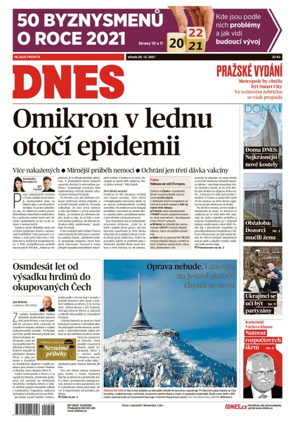 E-magazín MF DNES - 29.12.2021 - MAFRA, a.s.