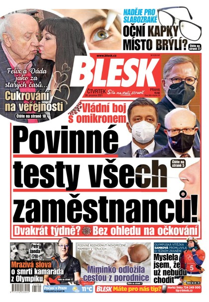 E-magazín Blesk - 30.12.2021 - CZECH NEWS CENTER a. s.