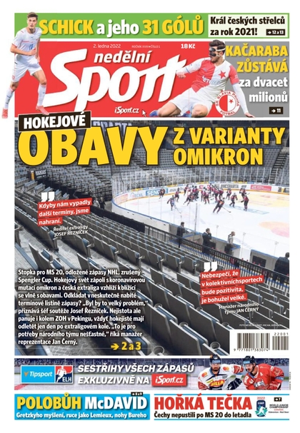 E-magazín Nedělní Sport - 2.1.2022 - CZECH NEWS CENTER a. s.