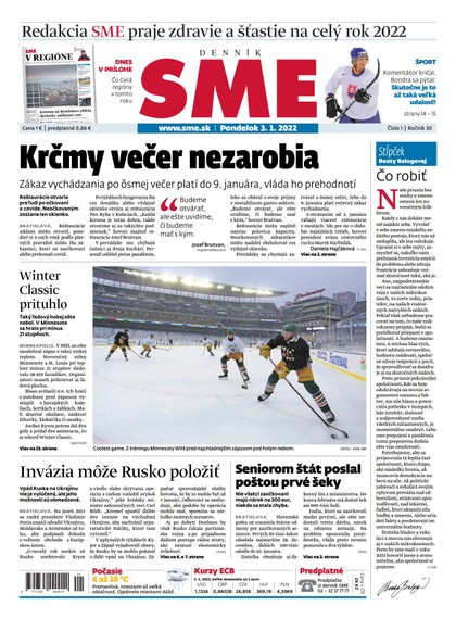 E-magazín SME 3-1-2022 - Petit Press, a.s. 