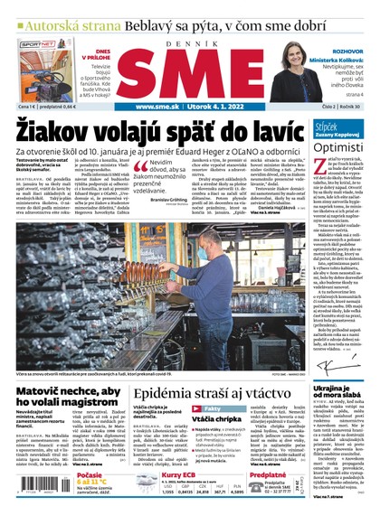 E-magazín SME 4-1-2022 - Petit Press, a.s. 