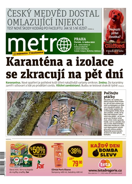 E-magazín METRO - 6.1.2022 - MAFRA, a.s.