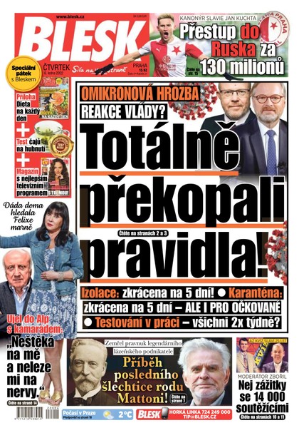 E-magazín Blesk - 6.1.2022 - CZECH NEWS CENTER a. s.