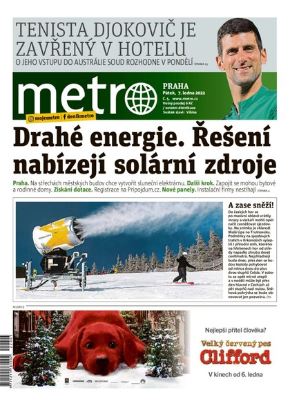 E-magazín METRO - 7.1.2022 - MAFRA, a.s.