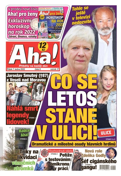 E-magazín AHA! - 7.1.2022 - CZECH NEWS CENTER a. s.